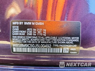 Zdjęcie 13 z 13 samochodu: 2018 BMW M3 VIN:WBS8M9C50J5L00492 - miniatura