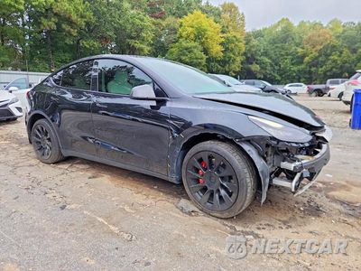 Czwarte zdjęcie samochodu z boku: 2021 TESLA MODEL Y VIN:5YJYGDEE6MF186841 - miniatura