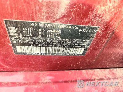 Zdjęcie 12 z 12 samochodu: 2017 SUBARU LEGACY 2.5I VIN:4S3BNAB68H3066145 - miniatura