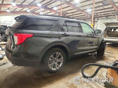 Trzecie zdjęcie samochodu z tyłu: 2022 FORD EXPLORER XLT VIN:1FMSK8DH2NGB26940 - miniatura