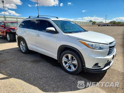 Czwarte zdjęcie samochodu z boku: 2015 TOYOTA HIGHLANDER LIMITED VIN:5TDDKRFH9FS083530 - miniatura