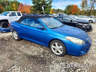 Czwarte zdjęcie samochodu z boku: 2007 TOYOTA CAMRY SOLARA SLE V6 VIN:4T1FA38P87U130522 - miniatura