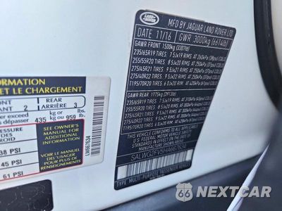 Zdjęcie 13 z 13 samochodu: 2017 LAND ROVER RANGE ROVER SPORT SE VIN:SALWG2FV5HA667634 - miniatura