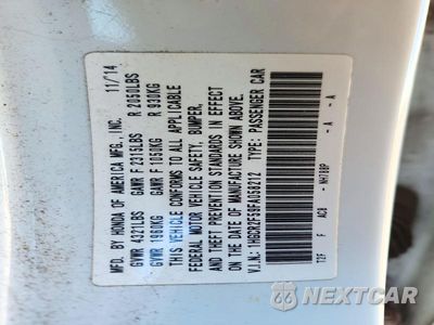 Zdjęcie 12 z 12 samochodu: 2015 HONDA ACCORD SPORT VIN:1HGCR2F59FA058212 - miniatura