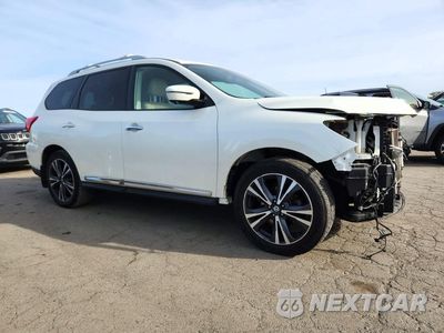 Czwarte zdjęcie samochodu z boku: 2020 NISSAN PATHFINDER PLATINUM VIN:5N1DR2DM9LC612213 - miniatura