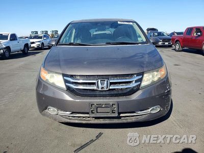 Piąte zdjęcie samochodu w środku: 2014 HONDA ODYSSEY TOURING VIN:5FNRL5H90EB061310 - miniatura