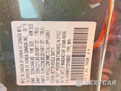 Zdjęcie 13 z 13 samochodu: 2014 HONDA CR-V EXL VIN:2HKRM3H73EH548521 - miniatura