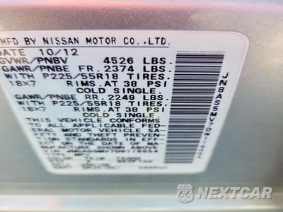 Zdjęcie 14 z 14 samochodu: 2013 NISSAN ROGUE S VIN:JN8AS5MV7DW116854 - miniatura