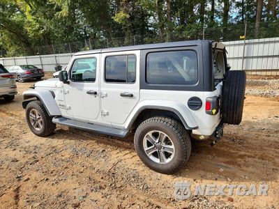 Drugie zdjęcie samochodu z przodu: 2020 JEEP WRANGLER UNLIMITED SAHARA VIN:1C4HJXEN1LW199171 - miniatura