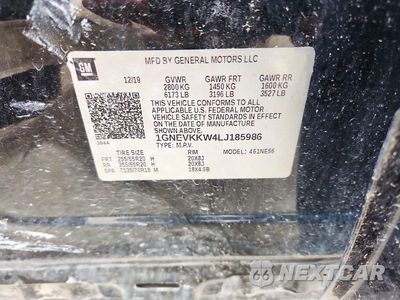 Zdjęcie 13 z 13 samochodu: 2020 CHEVROLET TRAVERSE PREMIER VIN:1GNEVKKW4LJ185986 - miniatura