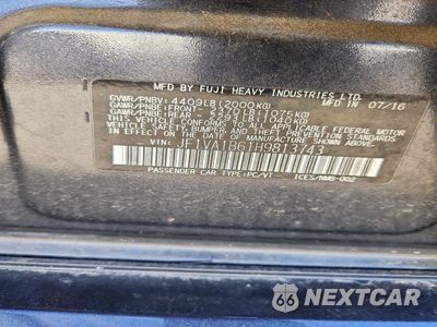 Zdjęcie 13 z 13 samochodu: 2017 SUBARU WRX VIN:JF1VA1B61H9813743 - miniatura