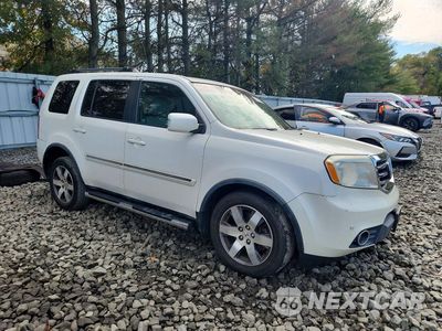 Czwarte zdjęcie samochodu z boku: 2012 HONDA PILOT TOURING VIN:5FNYF4H99CB063213 - miniatura