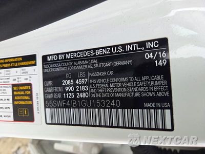 Zdjęcie 12 z 12 samochodu: 2016 MERCEDES-BENZ C 300 VIN:55SWF4JB1GU153240 - miniatura