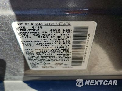 Zdjęcie 14 z 14 samochodu: 2020 NISSAN ROGUE SV VIN:JN8AT2MT2LW001183 - miniatura