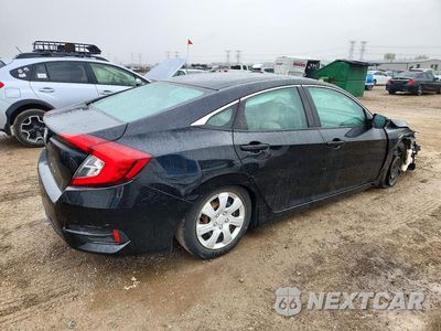 Trzecie zdjęcie samochodu z tyłu: 2017 HONDA CIVIC LX VIN:19XFC2F57HE067813 - miniatura