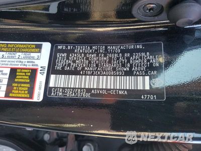 Zdjęcie 12 z 12 samochodu: 2010 TOYOTA CAMRY LE VIN:4T1BF3EK3AU085893 - miniatura