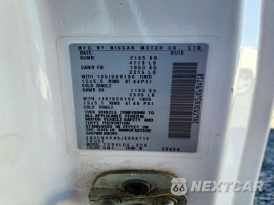 Zdjęcie 12 z 12 samochodu: 2018 NISSAN NV200 S VIN:3N6CM0KN5JK694718 - miniatura