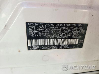 Zdjęcie 12 z 12 samochodu: 2011 LEXUS ES 350 VIN:JTHBK1EG8B2467266 - miniatura