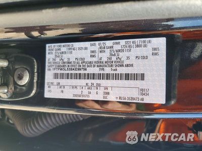 Zdjęcie 12 z 12 samochodu: 2025 FORD F150 XLT VIN:1FTFW3L53SKE99756 - miniatura