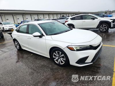 Czwarte zdjęcie samochodu z boku: 2022 HONDA CIVIC LX VIN:2HGFE2F23NH523145 - miniatura