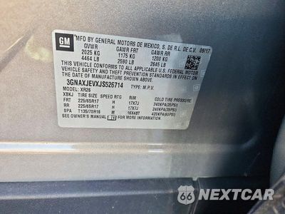 Zdjęcie 13 z 13 samochodu: 2018 CHEVROLET EQUINOX LT VIN:3GNAXJEVXJS526714 - miniatura