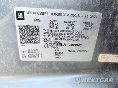 Zdjęcie 13 z 13 samochodu: 2020 CHEVROLET SILVERADO K1500 RST VIN:3GCUYEEL2LG383840 - miniatura