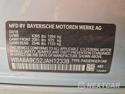 Zdjęcie 12 z 12 samochodu: 2018 BMW 320 I VIN:WBA8A9C52JAH12338 - miniatura