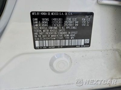 Zdjęcie 13 z 13 samochodu: 2017 HONDA HR-V EXL VIN:3CZRU5H75HM723985 - miniatura