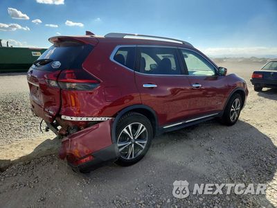 Trzecie zdjęcie samochodu z tyłu: 2018 NISSAN ROGUE HYBRID SL VIN:5N1ET2MV0JC847708 - miniatura