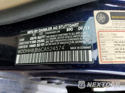 Zdjęcie 13 z 13 samochodu: 2012 MERCEDES-BENZ E 350 4MATIC WAGON VIN:WDDHH8JB6CA524574 - miniatura