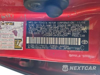 Zdjęcie 12 z 12 samochodu: 2017 TOYOTA PRIUS TWO VIN:JTDKBRFU4H3544299 - miniatura