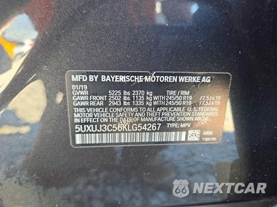 Zdjęcie 13 z 13 samochodu: 2019 BMW X4 XDRIVE30I VIN:5UXUJ3C56KLG54267 - miniatura