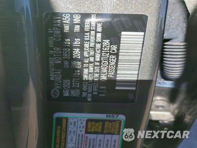 Zdjęcie 12 z 12 samochodu: 2026 HYUNDAI ELANTRA SEL SPORT VIN:KMHLM4DGXTU216284 - miniatura