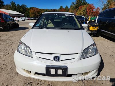 Piąte zdjęcie samochodu w środku: 2005 HONDA CIVIC LX VIN:2HGES165X5H629598 - miniatura