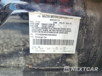 Zdjęcie 12 z 12 samochodu: 2012 MAZDA 6 I VIN:1YVHZ8DH0C5M15022 - miniatura