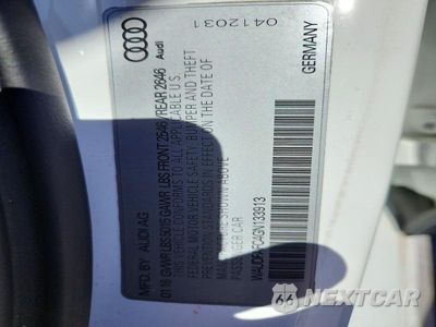 Zdjęcie 13 z 13 samochodu: 2016 AUDI A6 PREMIUM PLUS VIN:WAUDFAFC4GN133913 - miniatura