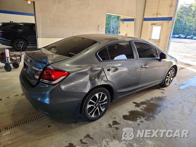 Trzecie zdjęcie samochodu z tyłu: 2013 HONDA CIVIC EX VIN:19XFB2F88DE080612 - miniatura