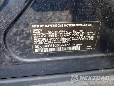Zdjęcie 13 z 13 samochodu: 2016 BMW X5 XDRIVE35I VIN:5UXKR0C51G0S92465 - miniatura
