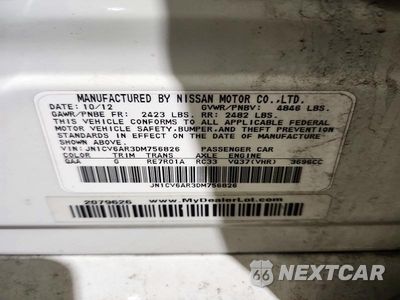 Zdjęcie 12 z 12 samochodu: 2013 INFINITI G37 SEDAN X VIN:JN1CV6AR3DM756826 - miniatura