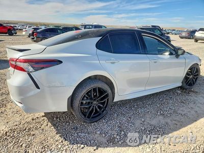 Trzecie zdjęcie samochodu z tyłu: 2021 TOYOTA CAMRY XSE VIN:4T1K61AK6MU482156 - miniatura