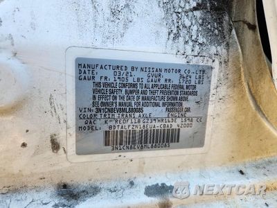 Zdjęcie 12 z 12 samochodu: 2021 NISSAN VERSA SV VIN:3N1CN8EV8ML880085 - miniatura