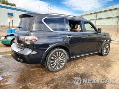 Trzecie zdjęcie samochodu z tyłu: 2015 INFINITI QX80 BASE VIN:JN8AZ2NE9F9086363 - miniatura