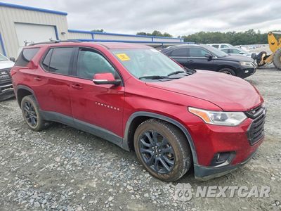 Czwarte zdjęcie samochodu z boku: 2021 CHEVROLET TRAVERSE RS VIN:1GNERJKW5MJ112710 - miniatura