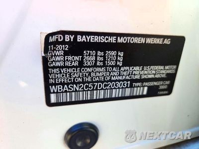 Zdjęcie 12 z 12 samochodu: 2013 BMW 535 IGT VIN:WBASN2C57DC203031 - miniatura