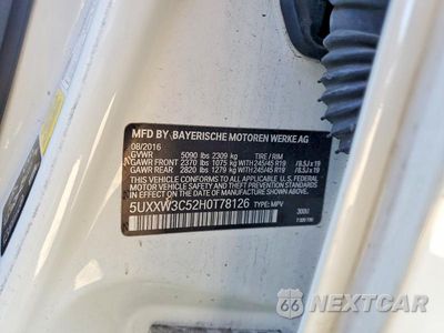 Zdjęcie 13 z 13 samochodu: 2017 BMW X4 XDRIVE28I VIN:5UXXW3C52H0T78126 - miniatura