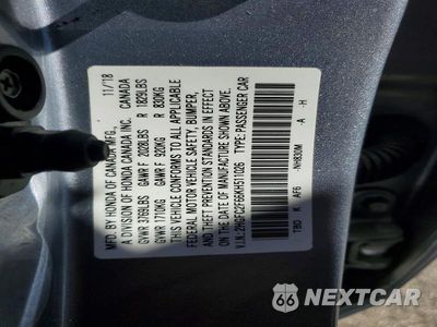 Zdjęcie 12 z 12 samochodu: 2019 HONDA CIVIC LX VIN:2HGFC2F66KH511026 - miniatura