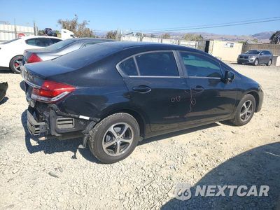 Trzecie zdjęcie samochodu z tyłu: 2015 HONDA CIVIC SE VIN:19XFB2F70FE264470 - miniatura