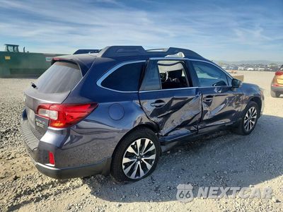 Trzecie zdjęcie samochodu z tyłu: 2015 SUBARU OUTBACK 2.5I LIMITED VIN:4S4BSBLC8F3239643 - miniatura