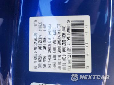 Zdjęcie 13 z 13 samochodu: 2015 HONDA ACCORD EXL VIN:1HGCT2B81FA009376 - miniatura