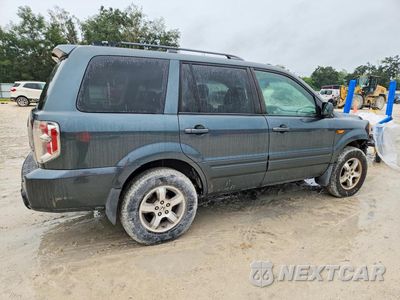 Trzecie zdjęcie samochodu z tyłu: 2006 HONDA PILOT EX VIN:2HKYF18576H544112 - miniatura